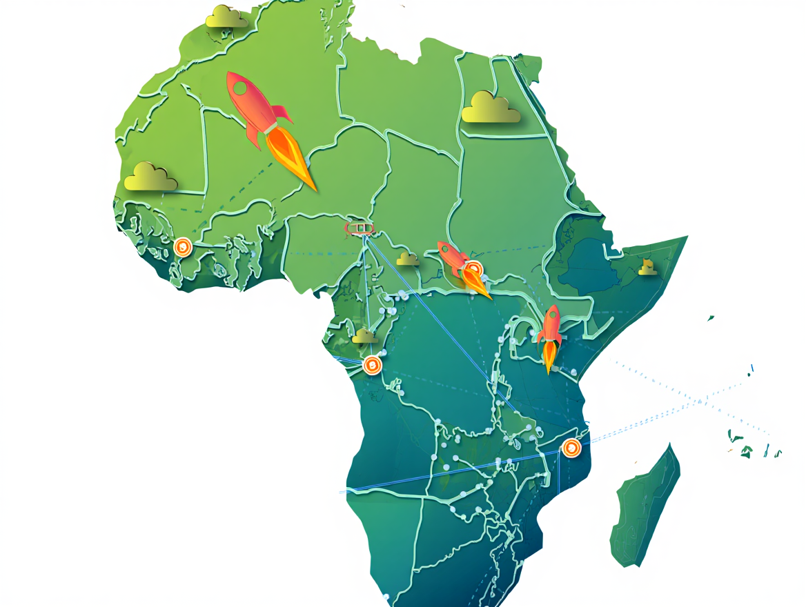 Africa digital growth visualization